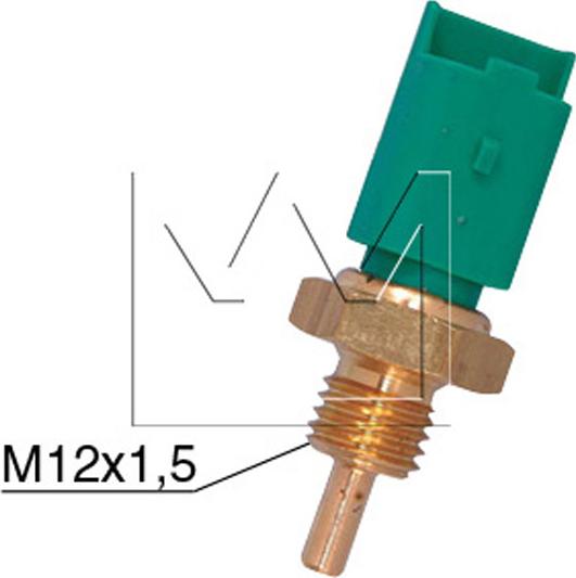 Monark 090600161 - Sensor, coolant temperature onlydrive.pro