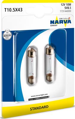 Narva 173144000 - Bulb, licence plate light onlydrive.pro