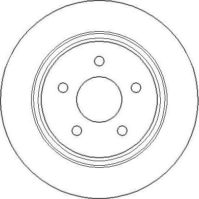 Blue Print ADF124312 - Brake Disc onlydrive.pro