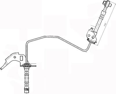 NATIONAL NBH6065 - Brake Hose onlydrive.pro