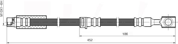 NATIONAL NBH6072 - Brake Hose onlydrive.pro