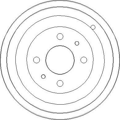 NATIONAL NDR227 - Brake Drum onlydrive.pro