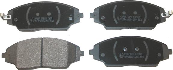 NATIONAL NP2957 - Brake Pad Set, disc brake onlydrive.pro