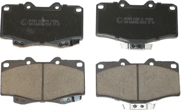 NATIONAL NP2909 - Brake Pad Set, disc brake onlydrive.pro