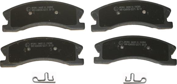 NATIONAL NP2901 - Brake Pad Set, disc brake onlydrive.pro