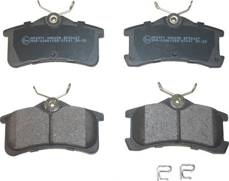 NATIONAL NP2971 - Brake Pad Set, disc brake onlydrive.pro