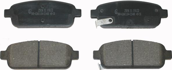 NATIONAL NP2509 - Brake Pad Set, disc brake onlydrive.pro