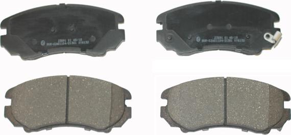 NATIONAL NP2072 - Brake Pad Set, disc brake onlydrive.pro