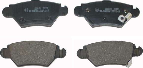 NATIONAL NP2190 - Brake Pad Set, disc brake onlydrive.pro