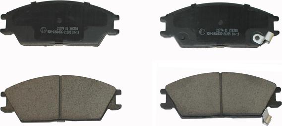 NATIONAL NP2157 - Brake Pad Set, disc brake onlydrive.pro