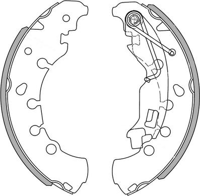 NATIONAL NS4046 - Brake Shoe Set onlydrive.pro