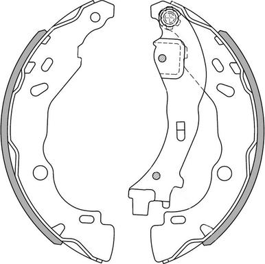 NATIONAL NS4040 - Brake Shoe Set onlydrive.pro