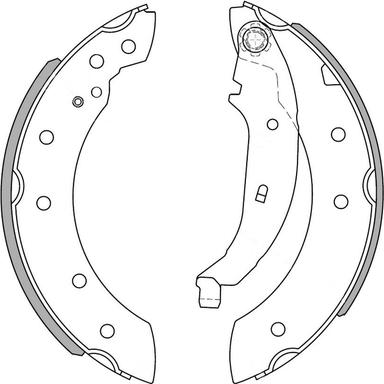 NATIONAL NS4002 - Brake Shoe Set onlydrive.pro