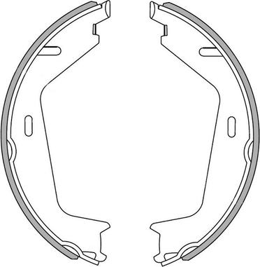 NATIONAL NS4017 - Комплект тормозных колодок, барабанные onlydrive.pro