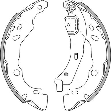 NATIONAL NS4082 - Brake Shoe Set onlydrive.pro