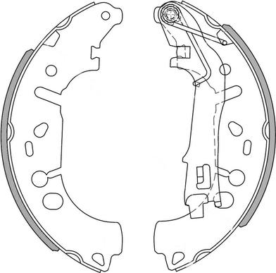 NATIONAL NS4035 - Brake Shoe Set onlydrive.pro