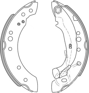 NATIONAL NS4032 - Brake Shoe Set onlydrive.pro