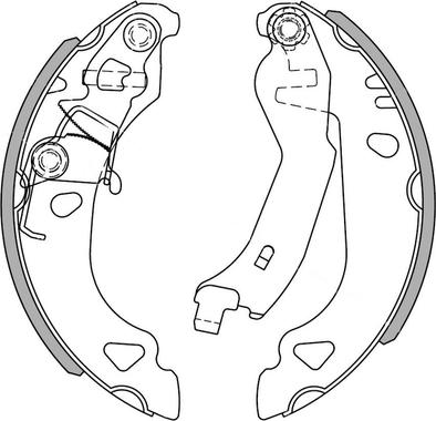 NATIONAL NS4075 - Brake Shoe Set onlydrive.pro