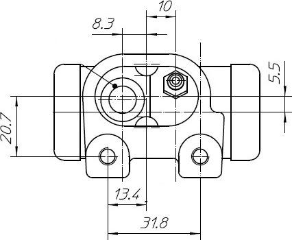 NATIONAL NWC5096 - Wheel Brake Cylinder onlydrive.pro