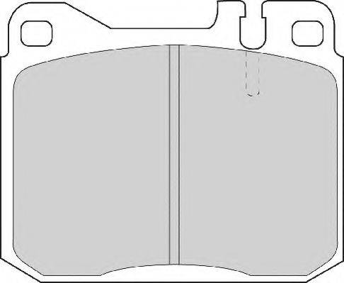 Mercedes-Benz A005420452041 - Brake Pad Set, disc brake onlydrive.pro