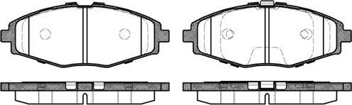 Chevrolet 93747541 - Brake Pad Set, disc brake onlydrive.pro