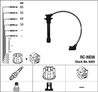 NGK 9405 - Süütesüsteemikomplekt onlydrive.pro