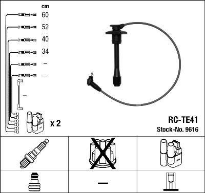 NGK 9616 - Ignition Cable Kit onlydrive.pro