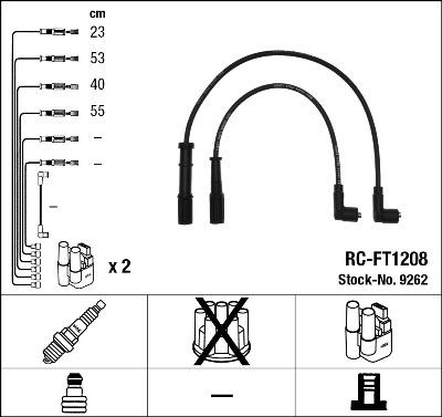 NGK 9262 - Ignition Cable Kit onlydrive.pro