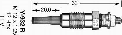 NGK 4956 - Kaitinimo žvakė onlydrive.pro