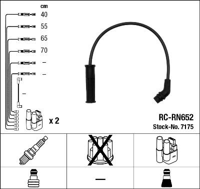 NGK 7175 - Ignition Cable Kit onlydrive.pro