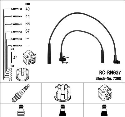 NGK 7368 - Ignition Cable Kit onlydrive.pro