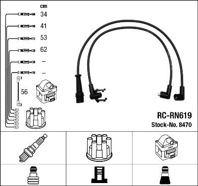 NGK 8470 - Ignition Cable Kit onlydrive.pro