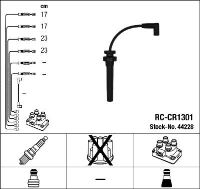 NGK 44228 - Комплект проводов зажигания onlydrive.pro