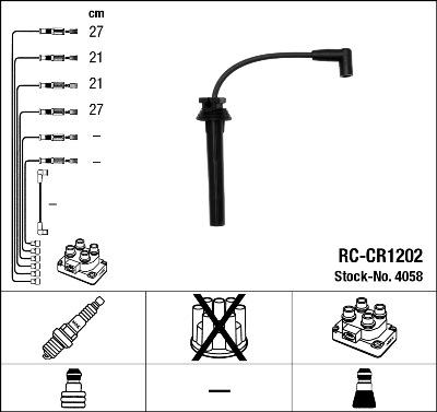 NGK 4058 - Ignition Cable Kit onlydrive.pro