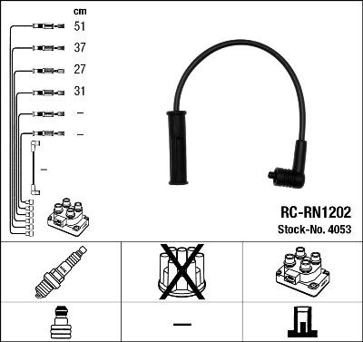 NGK 4053 - Ignition Cable Kit onlydrive.pro