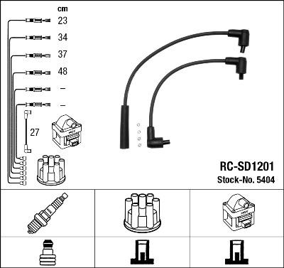 NGK 5404 - Ignition Cable Kit onlydrive.pro