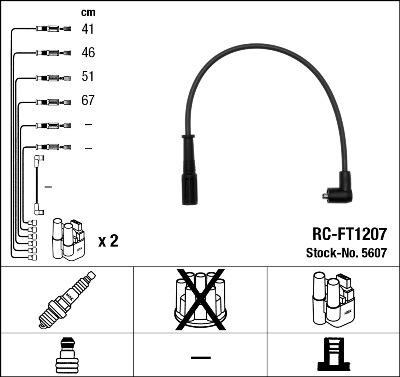 NGK 5607 - Ignition Cable Kit onlydrive.pro