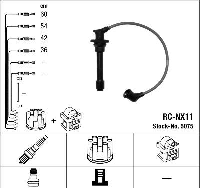 NGK 5075 - Süütesüsteemikomplekt onlydrive.pro