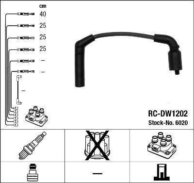 NGK 6020 - Комплект проводов зажигания onlydrive.pro