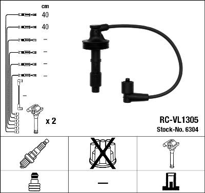 NGK 6304 - Süütesüsteemikomplekt onlydrive.pro