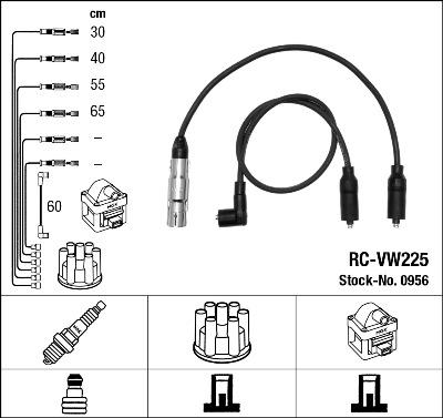 NGK 0956 - Комплект проводов зажигания onlydrive.pro