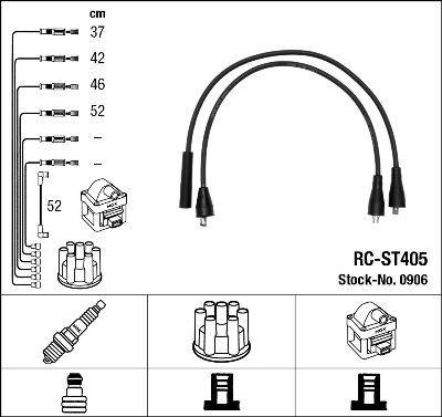 NGK 0906 - Ignition Cable Kit onlydrive.pro