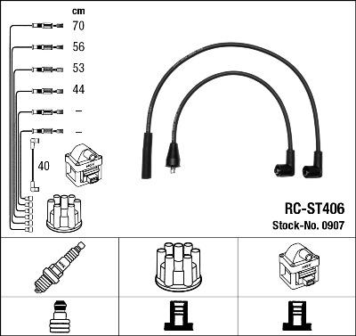 NGK 0907 - Ignition Cable Kit onlydrive.pro