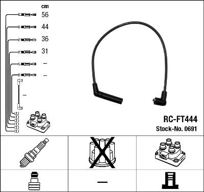 NGK 0691 - Ignition Cable Kit onlydrive.pro