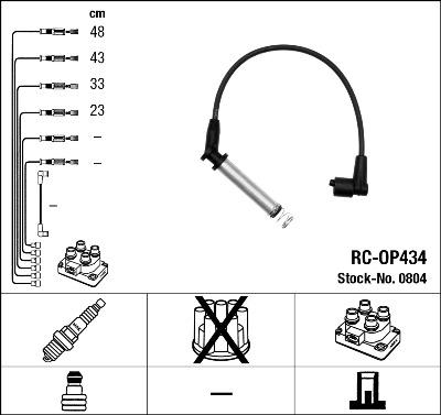 NGK 0804 - Ignition Cable Kit onlydrive.pro