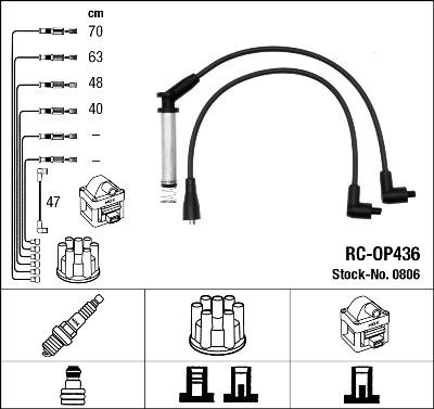 NGK 0806 - Ignition Cable Kit onlydrive.pro