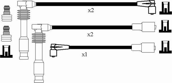 NGK 0812 - Ignition Cable Kit onlydrive.pro