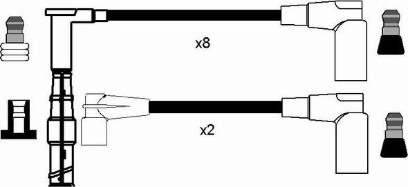 NGK 0748 - Ignition Cable Kit onlydrive.pro