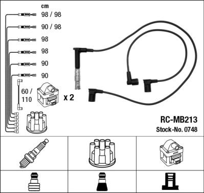 NGK 0748 - Ignition Cable Kit onlydrive.pro