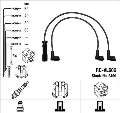 NGK 8469 - Комплект проводов зажигания onlydrive.pro